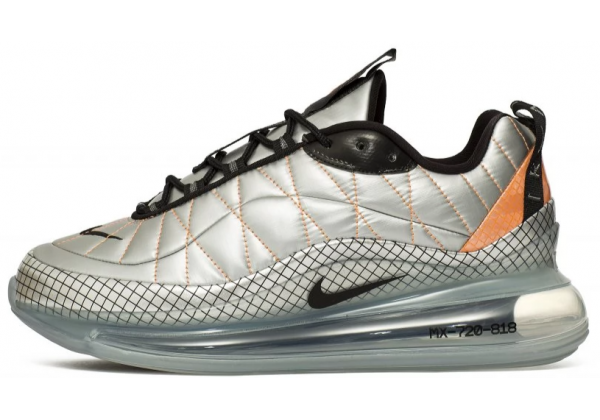 Nike Air Max MX-720-818 Metallic Silver Black Total Orange
