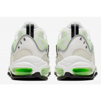 Кроссовки Nike Air Max 98 белые с зеленым
