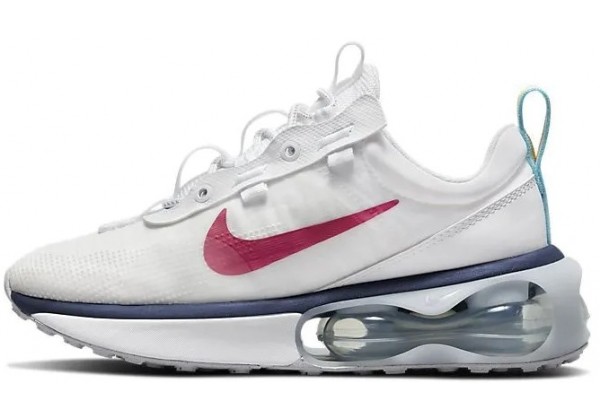 Кроссовки Nike Air Max 2021 женские белые с розовым 