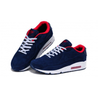 Nike Air Max 90 VT Navy Blue Red White с мехом