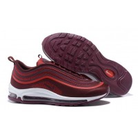 Кроссовки Nike Air Max 97 низкие бордовые