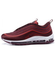 Кроссовки Nike Air Max 97 низкие бордовые