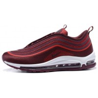 Кроссовки Nike Air Max 97 низкие бордовые