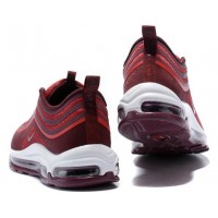 Кроссовки Nike Air Max 97 низкие бордовые