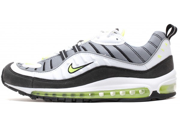 Кроссовки Nike Air Max 97s черно-зелено-белые