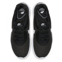 Кроссовки Nike Air Max Tavas замшевые черные с белым