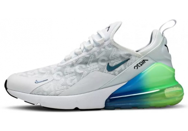 Nike Air Max 270 White Lime Blast Photo Blue