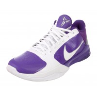 Кроссовки Nike Zoom Kobe 5 TB Purple фиолетовые с белым