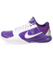 Кроссовки Nike Zoom Kobe 5 TB Purple фиолетовые с белым