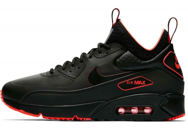 Кроссовки Nike Air Max 90 Sneakerboot Black Red