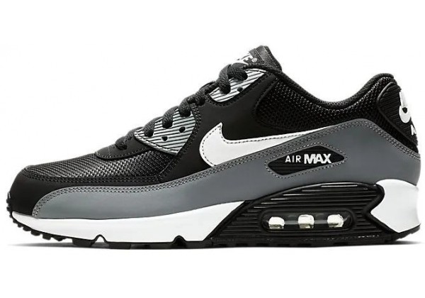 Nike Air Max 90 Leather Black Grey White