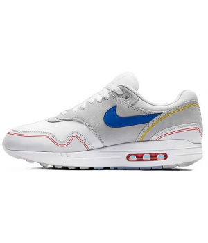 Кроссовки Nike Air Max 1 87 серые с синим