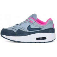 Кроссовки Nike Air Max 1 87 серые замшевые
