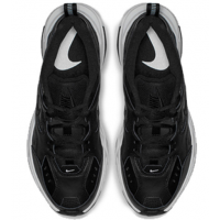 Nike Air Monarch Black White c мехом