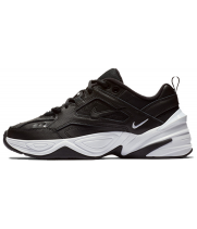 Nike Air Monarch Black White c мехом