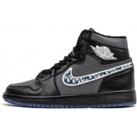 Кроссовки Nike Dior Air Jordan черные