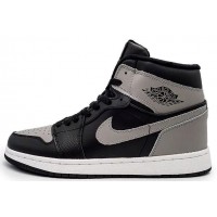 Nike Air Jordan 1 Retro Black Soft Grey с мехом