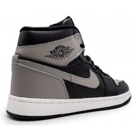 Nike Air Jordan 1 Retro Black Soft Grey с мехом