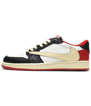 Nike x Travis Scott Air Jordan 1 Low White Red