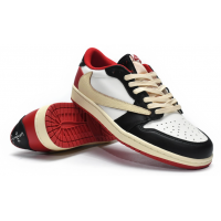 Nike x Travis Scott Air Jordan 1 Low White Red