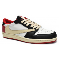 Nike x Travis Scott Air Jordan 1 Low White Red