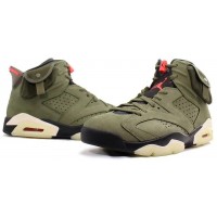 Кроссовки Nike Air Jordan высокие хаки