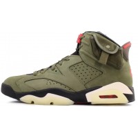 Кроссовки Nike Air Jordan высокие хаки