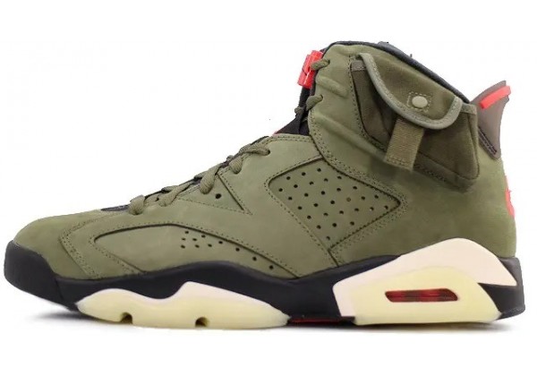 Кроссовки Nike Air Jordan высокие хаки