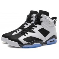 Кроссовки Nike Air Jordan высокие белые с черным