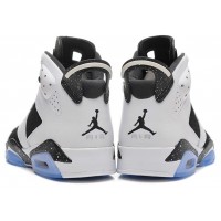 Кроссовки Nike Air Jordan высокие белые с черным