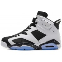 Кроссовки Nike Air Jordan высокие белые с черным