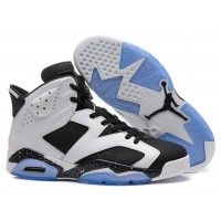 Кроссовки Nike Air Jordan высокие белые с черным