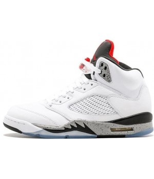 Кроссовки Nike Air Jordan 5 Retro White Cement