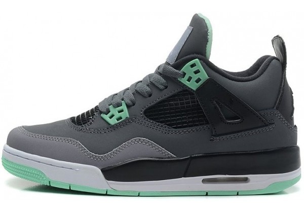 Кроссовки Nike Air Jordan IV 4 Retro Green Glow