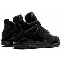 Nike Air Jordan 4 Retro Black Cat с мехом