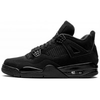 Nike Air Jordan 4 Retro Black Cat с мехом