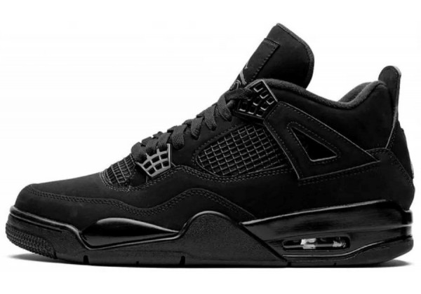 Nike Air Jordan 4 Retro Black Cat с мехом