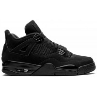 Nike Air Jordan 4 Retro Black Cat с мехом