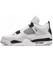 Nike Air Jordan 4 Retro GS Military Black с мехом