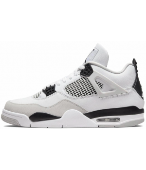 Nike Air Jordan 4 Retro GS Military Black с мехом