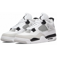 Nike Air Jordan 4 Retro GS Military Black с мехом