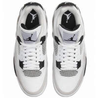 Nike Air Jordan 4 Retro GS Military Black с мехом