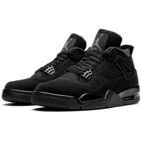 Nike Air Jordan 4 Retro Black Cat с мехом