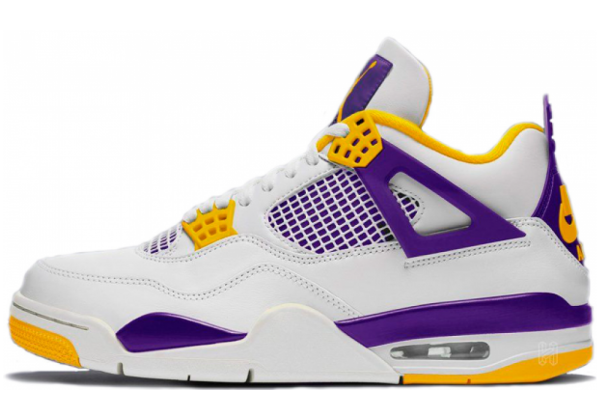 Кроссовки Nike Air Jordan 4 Retro Lakers