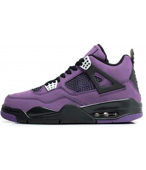 Кроссовки Nike Air Jordan 4 Retro x Travis Scott Purple