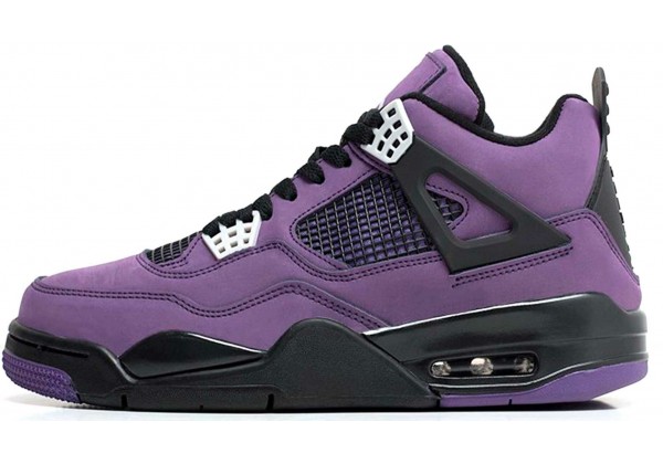 Кроссовки Nike Air Jordan 4 Retro x Travis Scott Purple