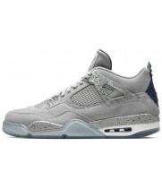 Кроссовки Nike Air Jordan 4 White с мехом