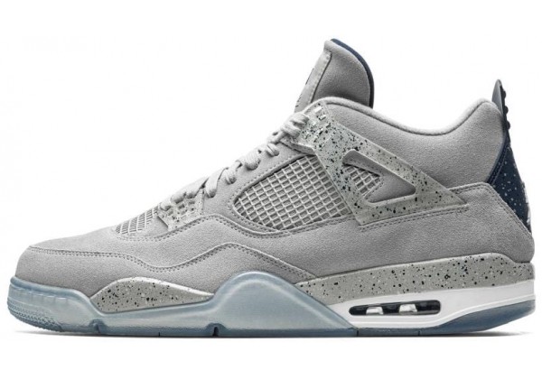 Кроссовки Nike Air Jordan 4 White с мехом