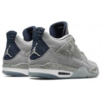 Кроссовки Nike Air Jordan 4 White с мехом