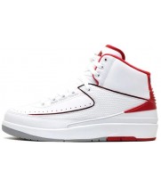 Кроссовки Nike Air Jordan 2 Retro White Red